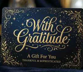 With Gratitude